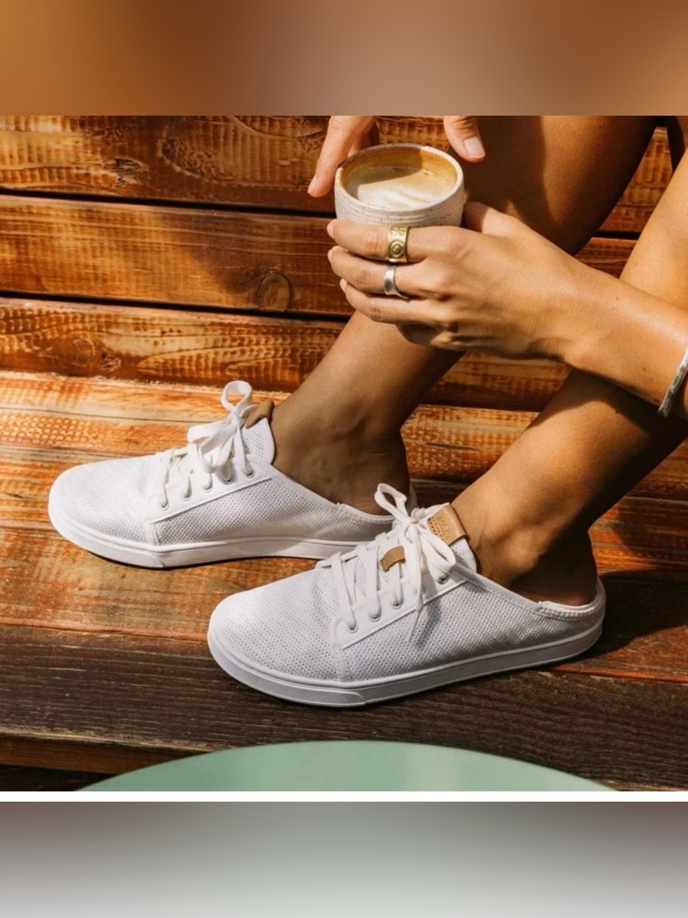 Olukai Pehuea Li Lace Up Casual Light Weight Women’s Sneakers Size 10 - Picture 2 of 8